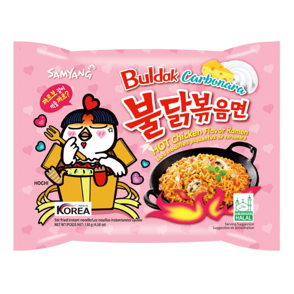 Samyang Buldak Carbonara Spicy Noodle 130g